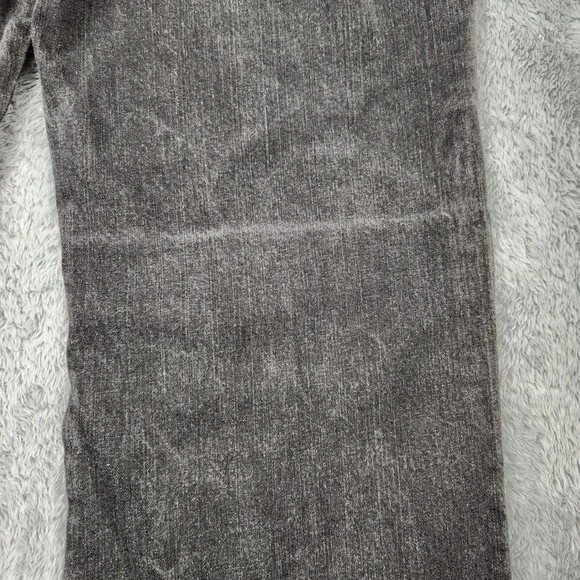 Jones New York Pants Womens 14 Gray Sport Stretch Wide Leg Acid Wash Denim - Picture 12 of 13